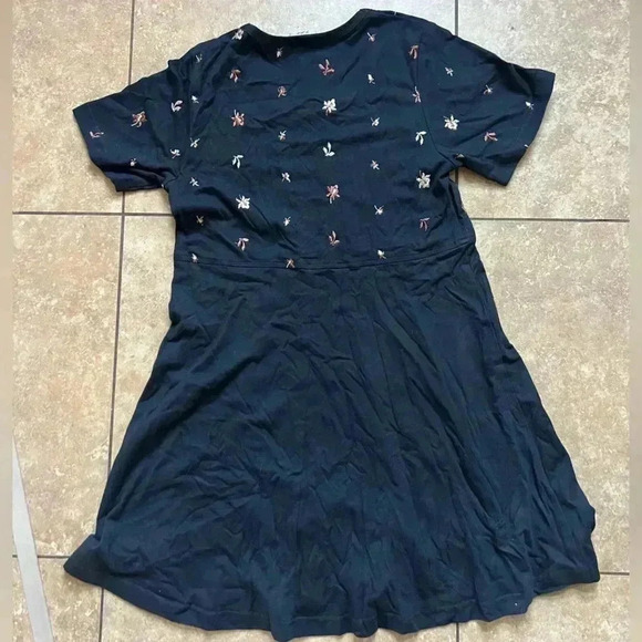 Vintage Johnny Was T Shirt Embroidered Dress One Size - Picture 8 of 8
